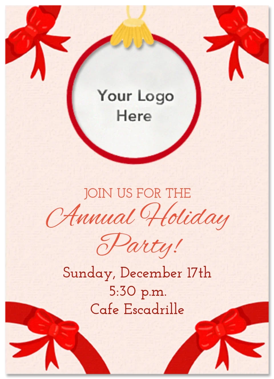 Ornament Logo Photo card image