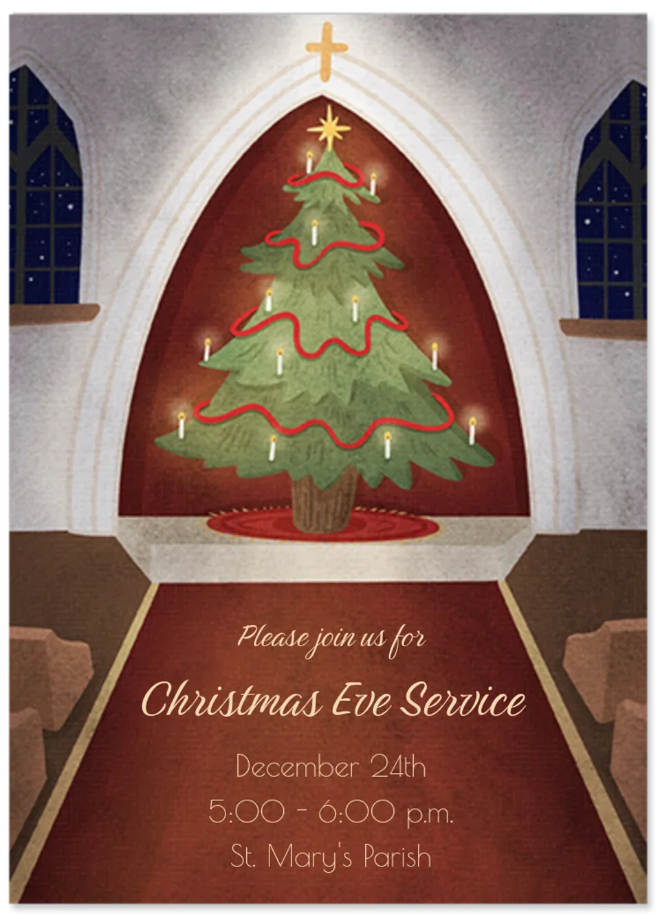 Christmas Nave card image