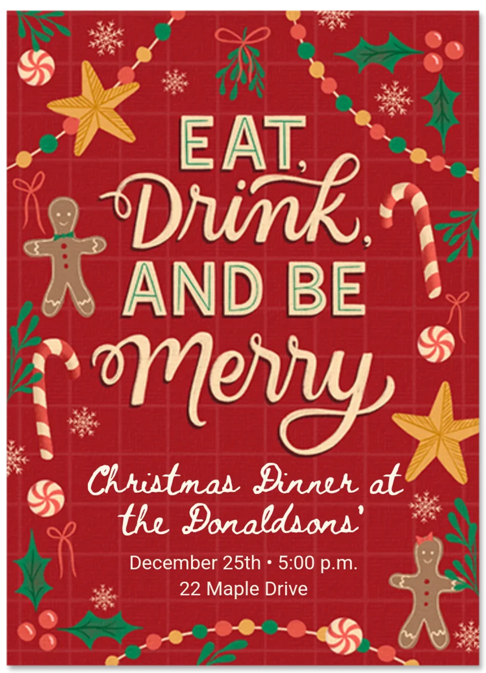 Colorful Merry card image