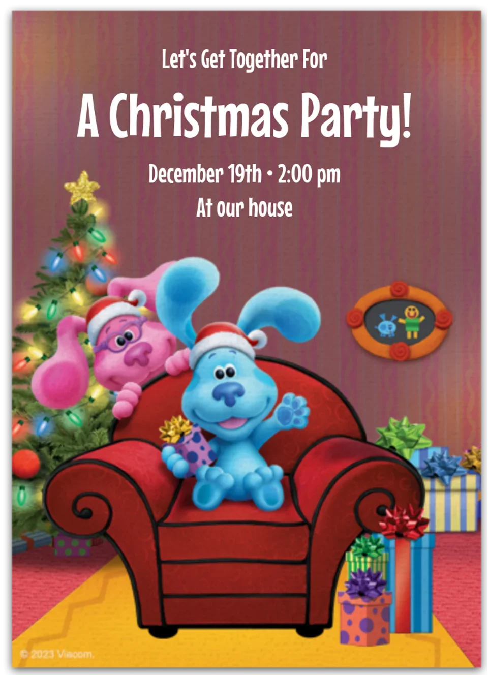 Blue's Clues & You | Christmas  card image