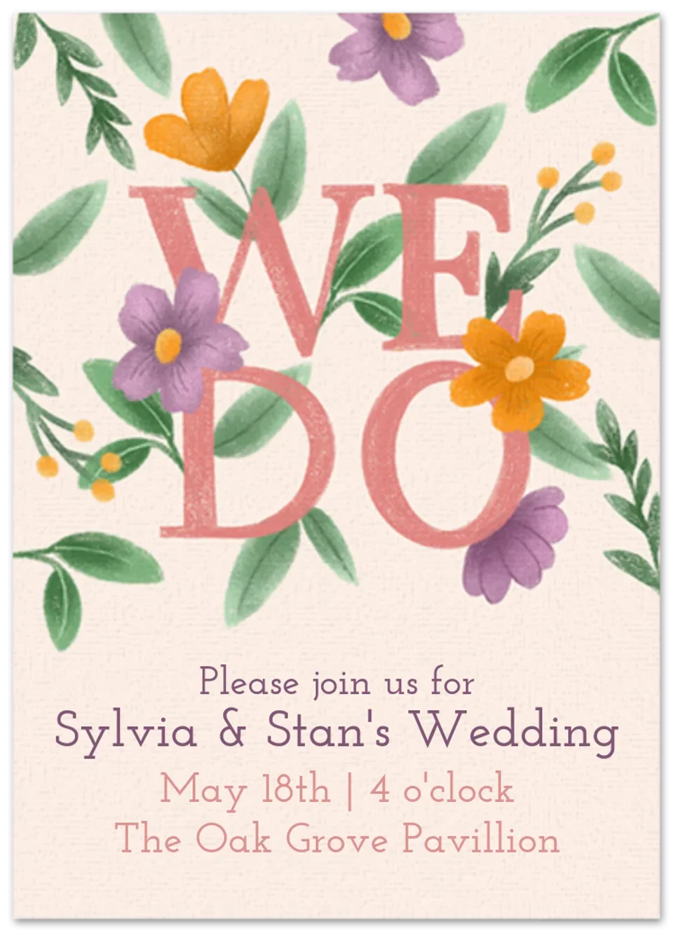 Garden Typography card image