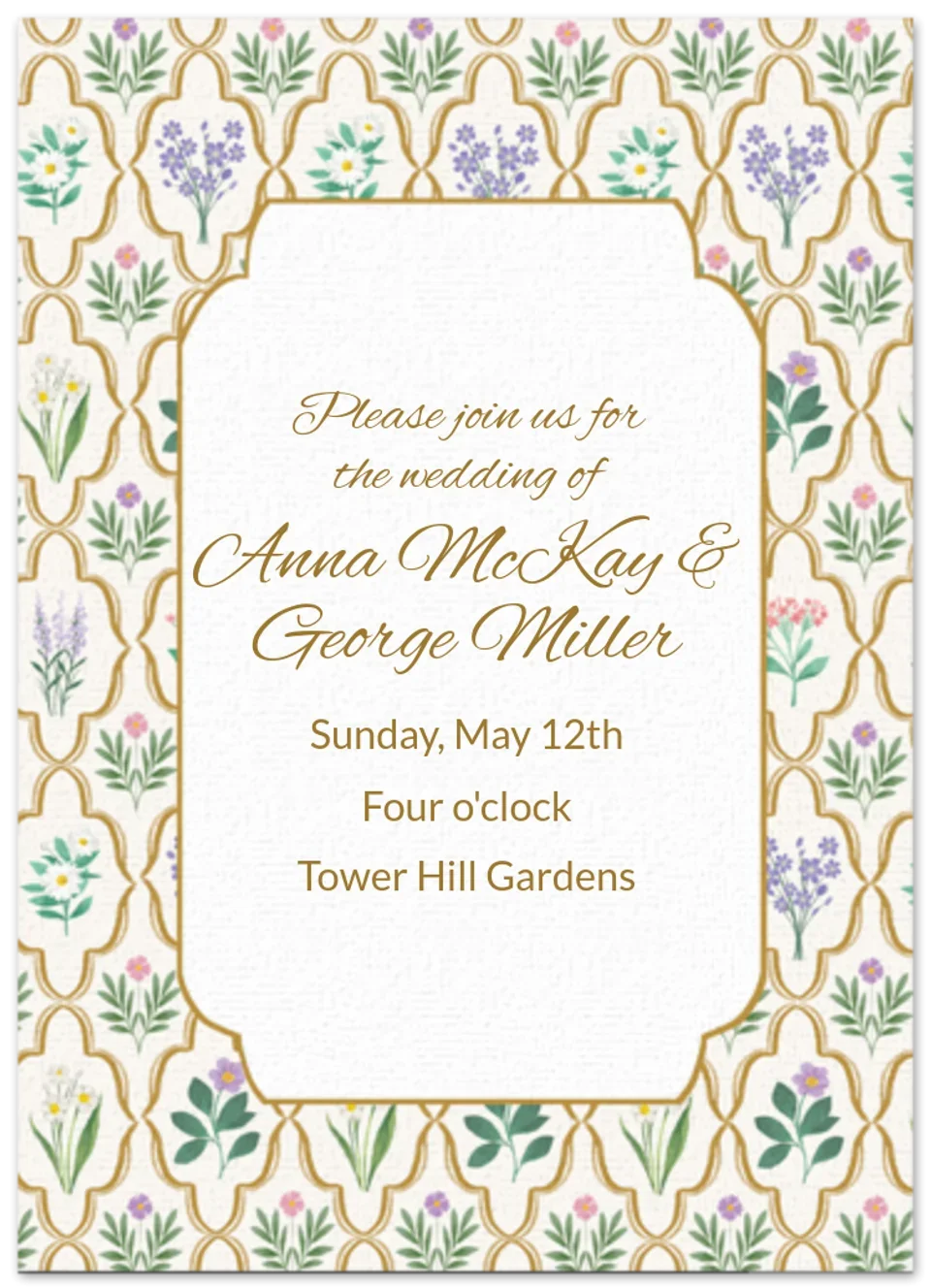 Vintage Floral Wallpaper card image