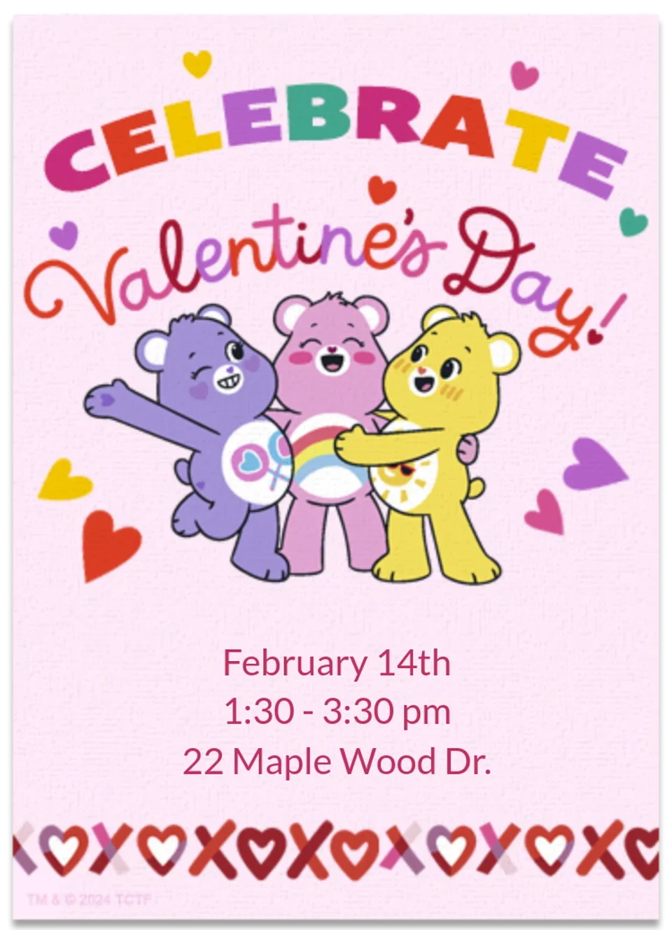  Care Bears | Valentine's card image