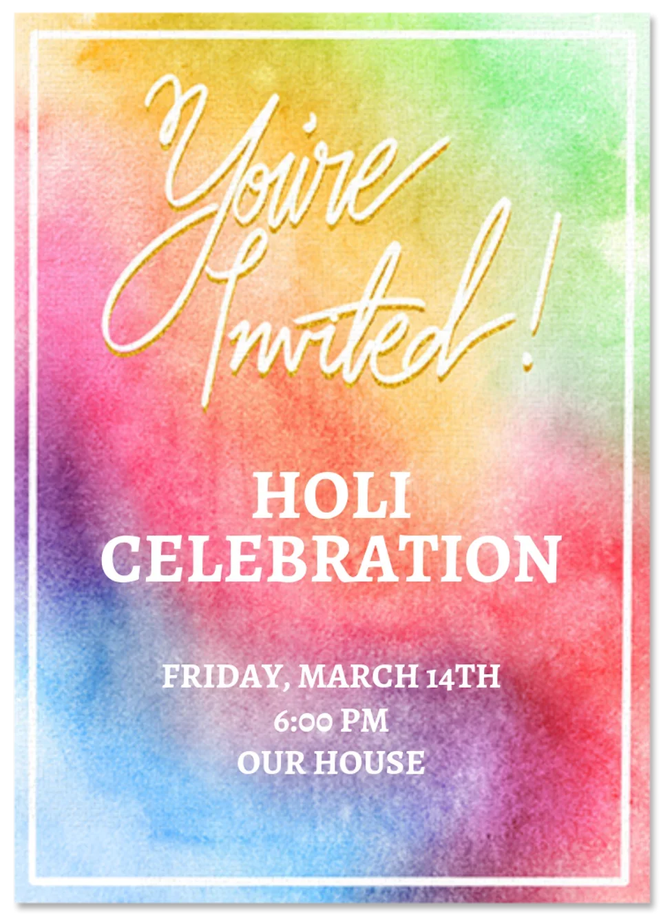 Holi Ink Wash card image