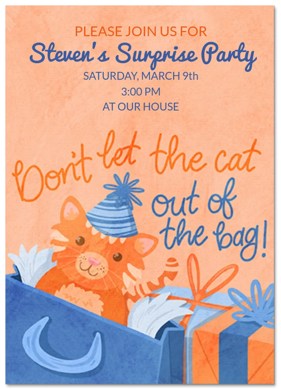 Cat Out of the Bag card image