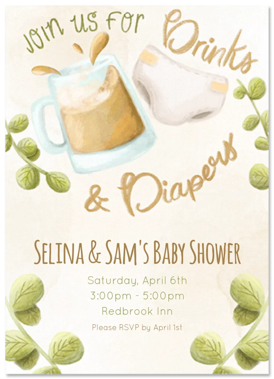 Drinks & Diapers card image