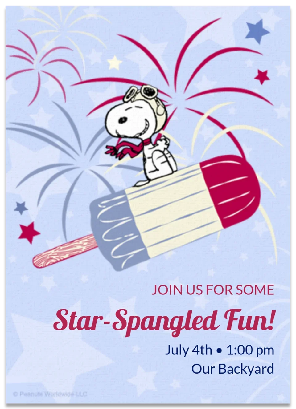 Peanuts | Star-Spangled Fun card image