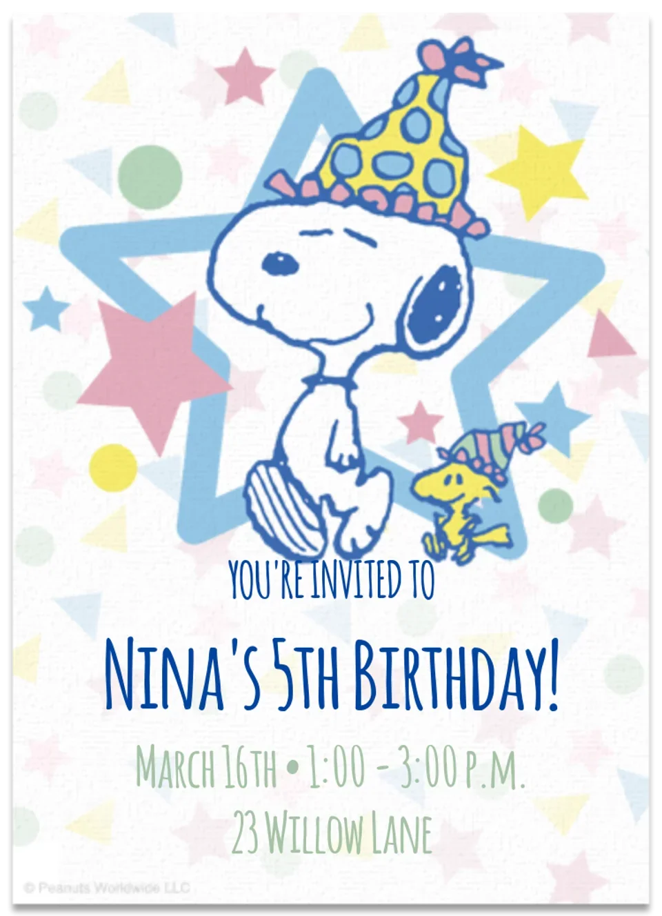 Peanuts | Birthday card image