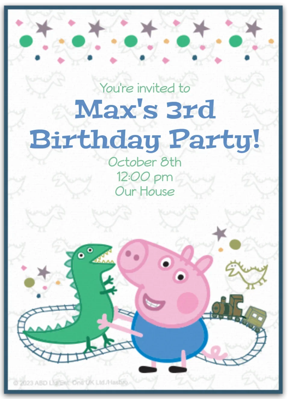 Peppa Pig | George card image