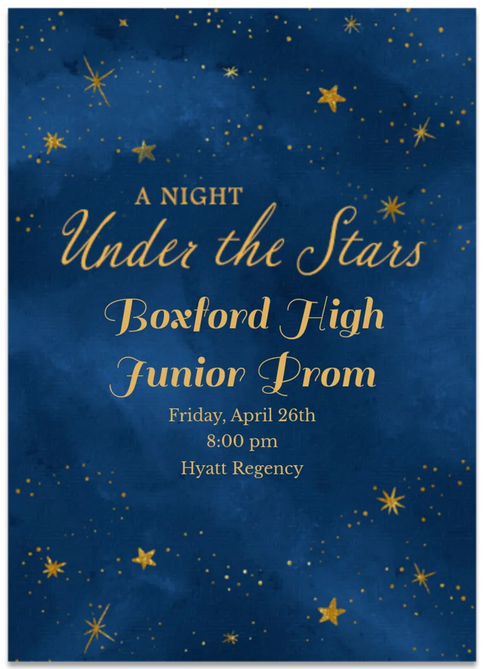 Under the Stars card image