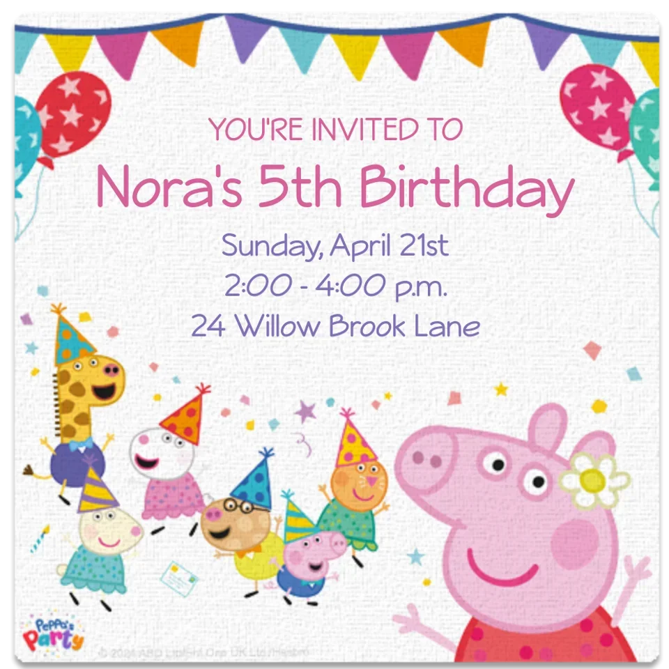 Peppa Pig | Peppa's Party card image
