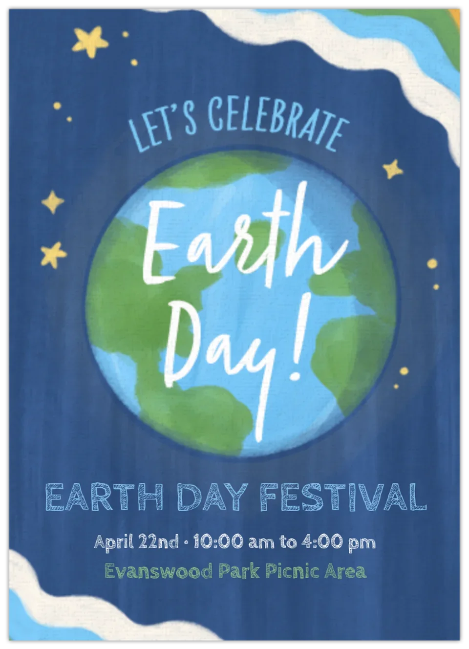Earth Day Planet card image