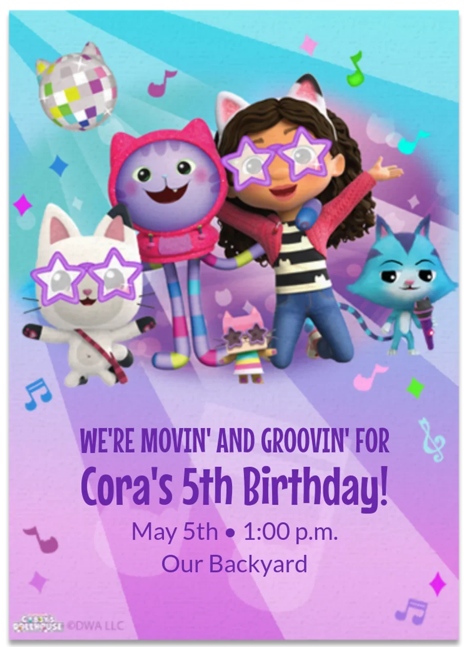 Gabby's Dollhouse | Party Bus card image