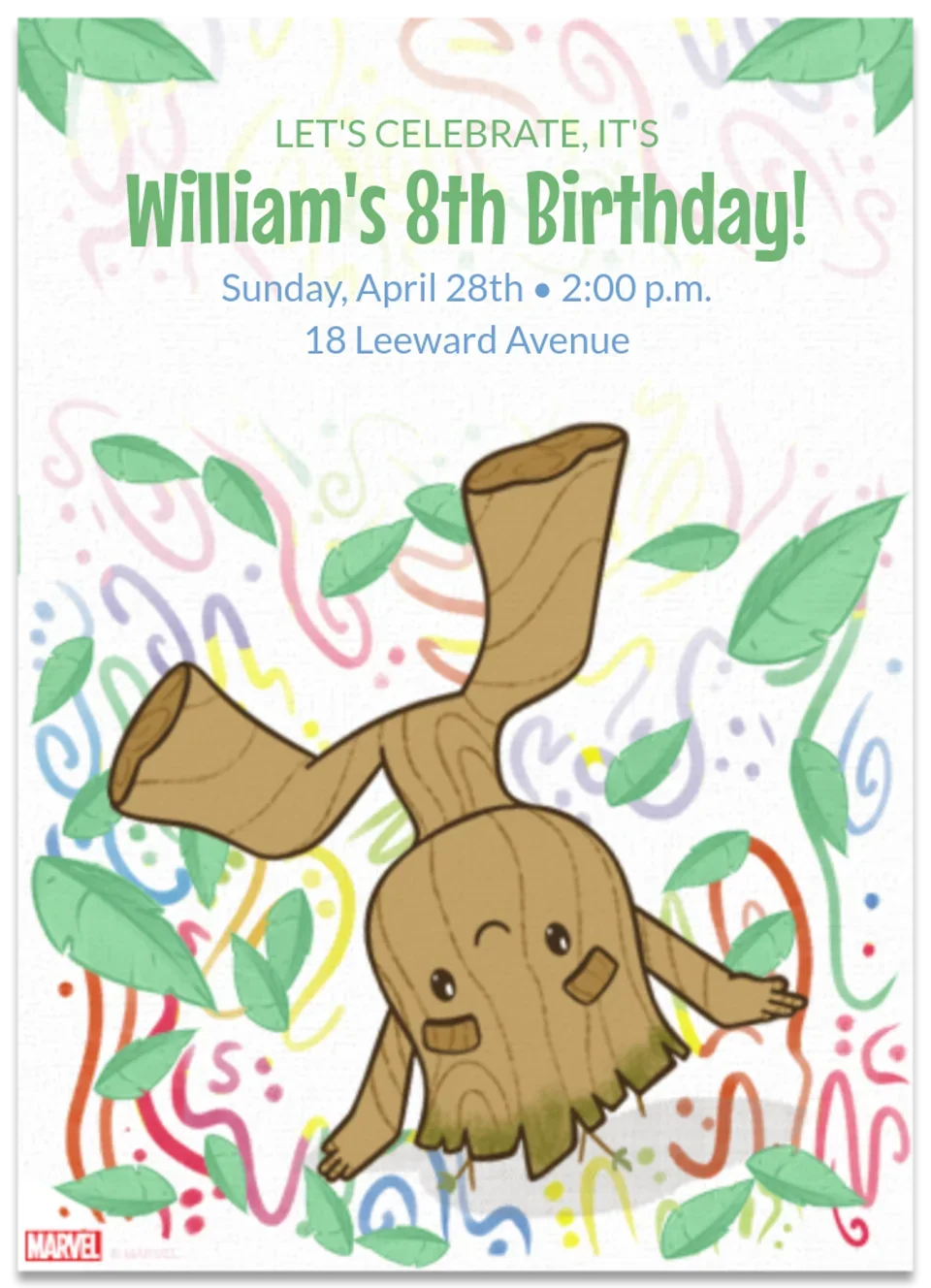 Groot | Birthday card image