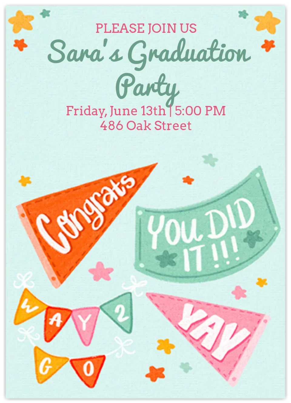 Star Pennants card image