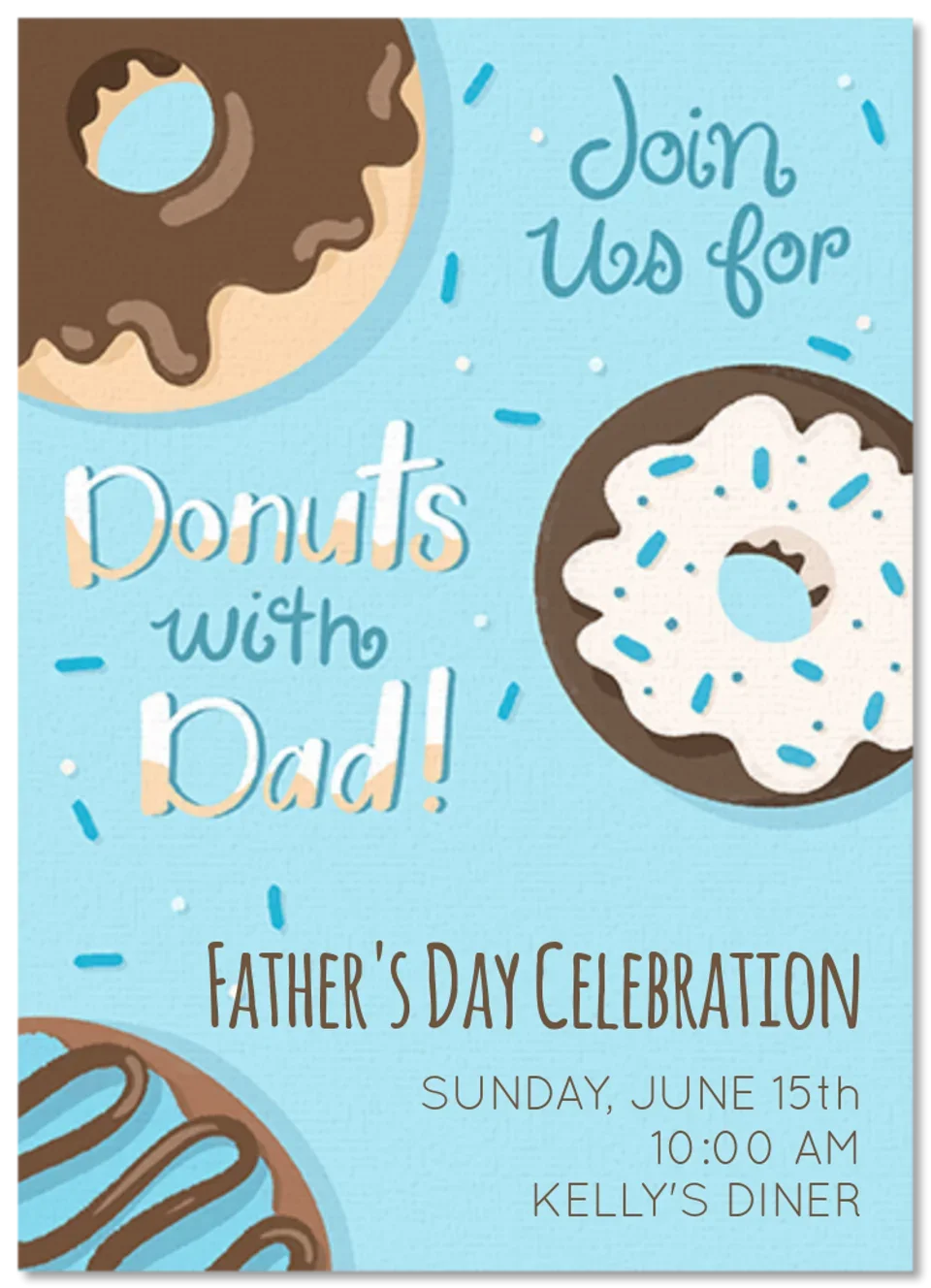 Donuts with Dad card image