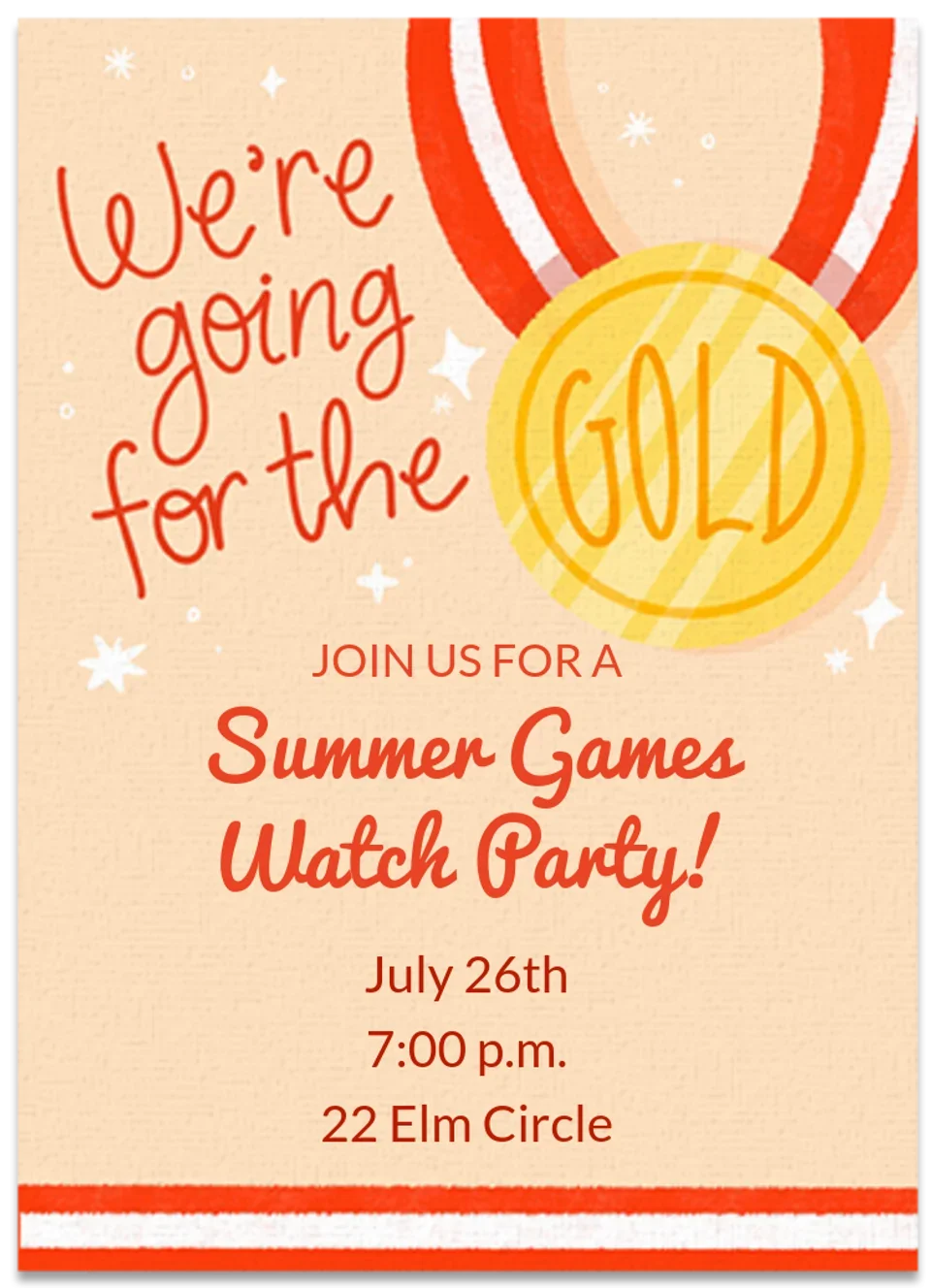 Going for the Gold card image