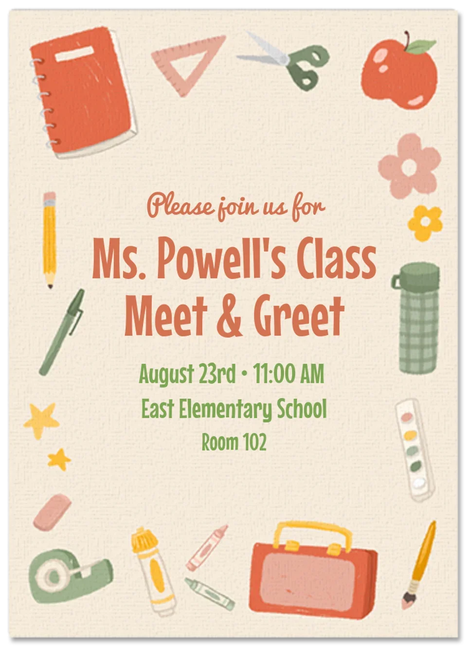 Back to School Supplies card image