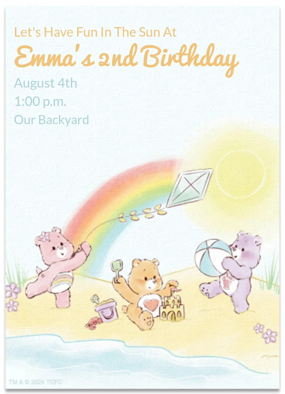 Care Bears | Tropical Beach card image