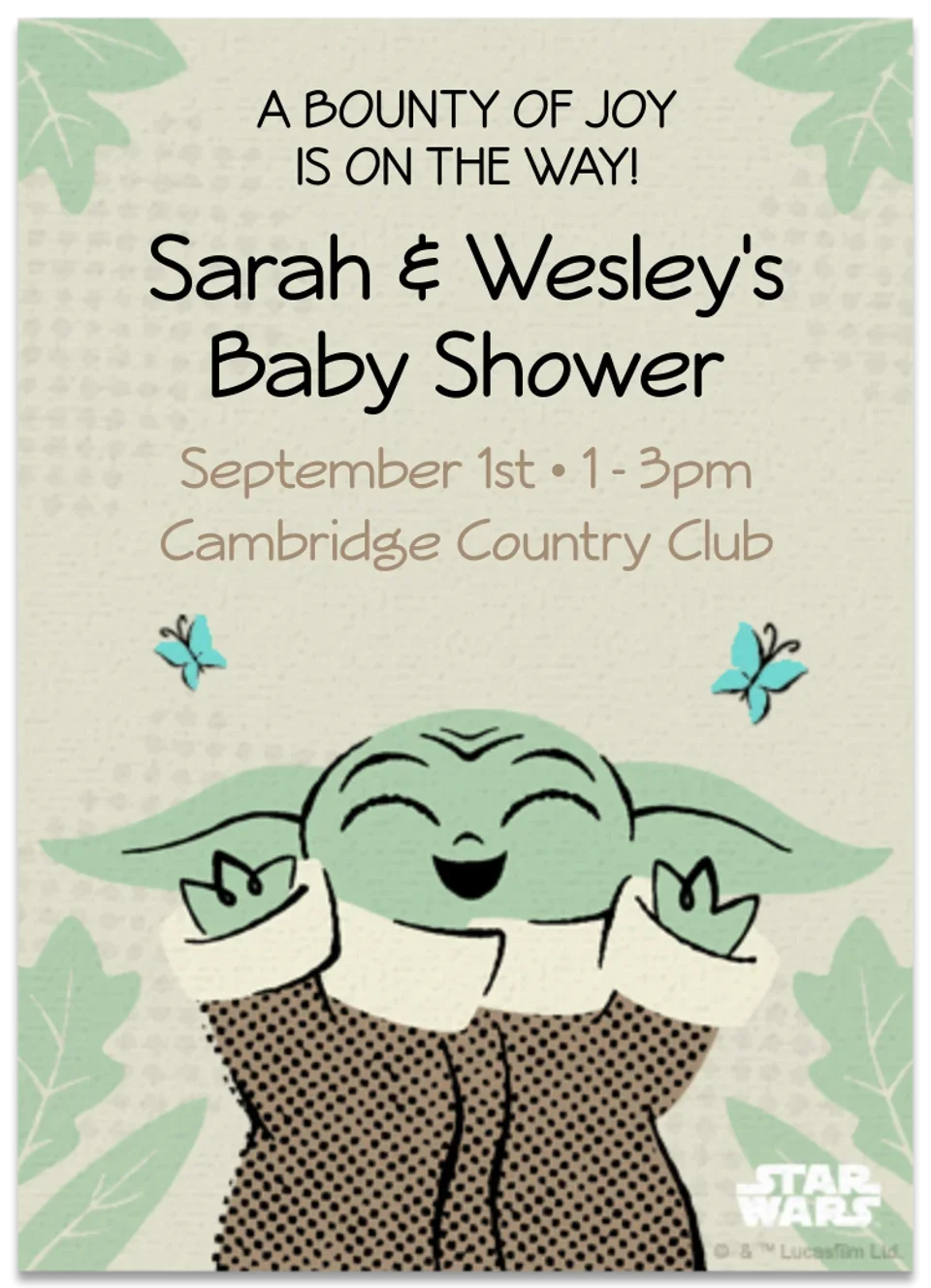 Star Wars | Baby card image