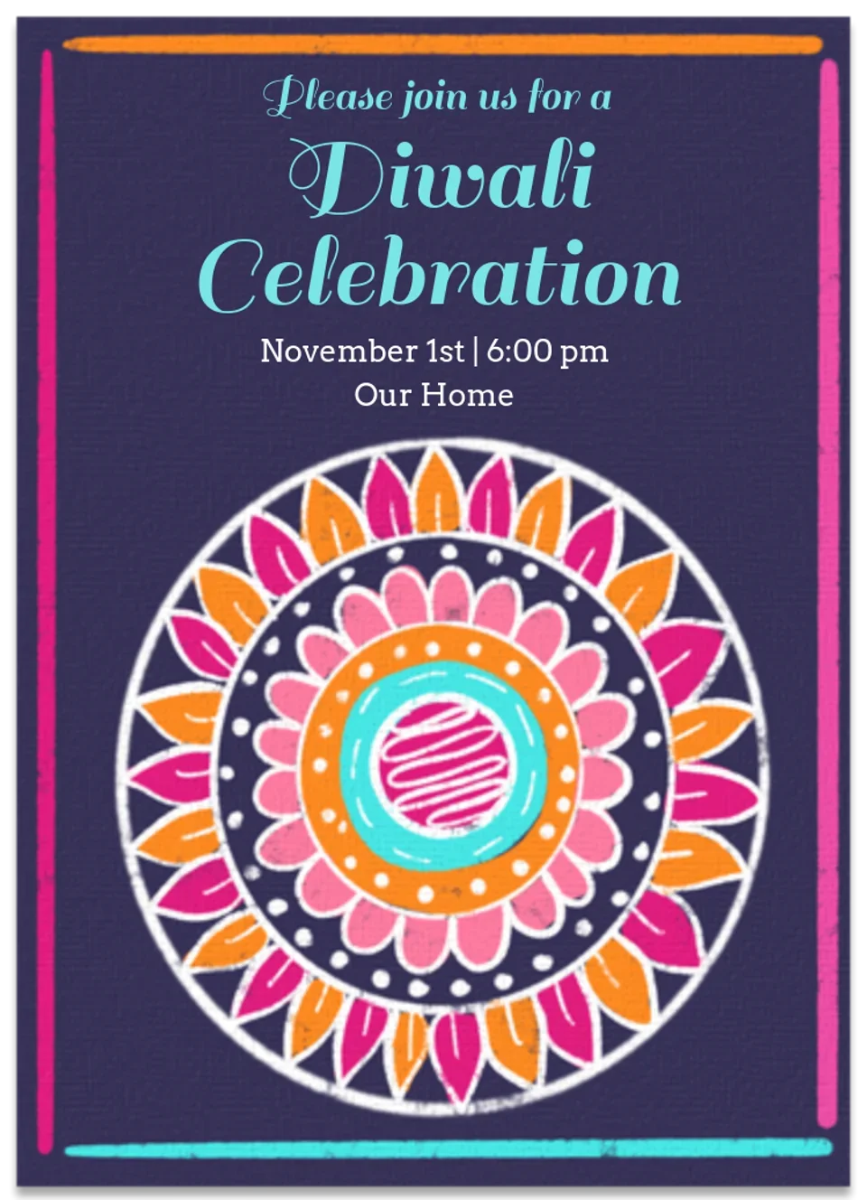 Diwali Rangoli card image