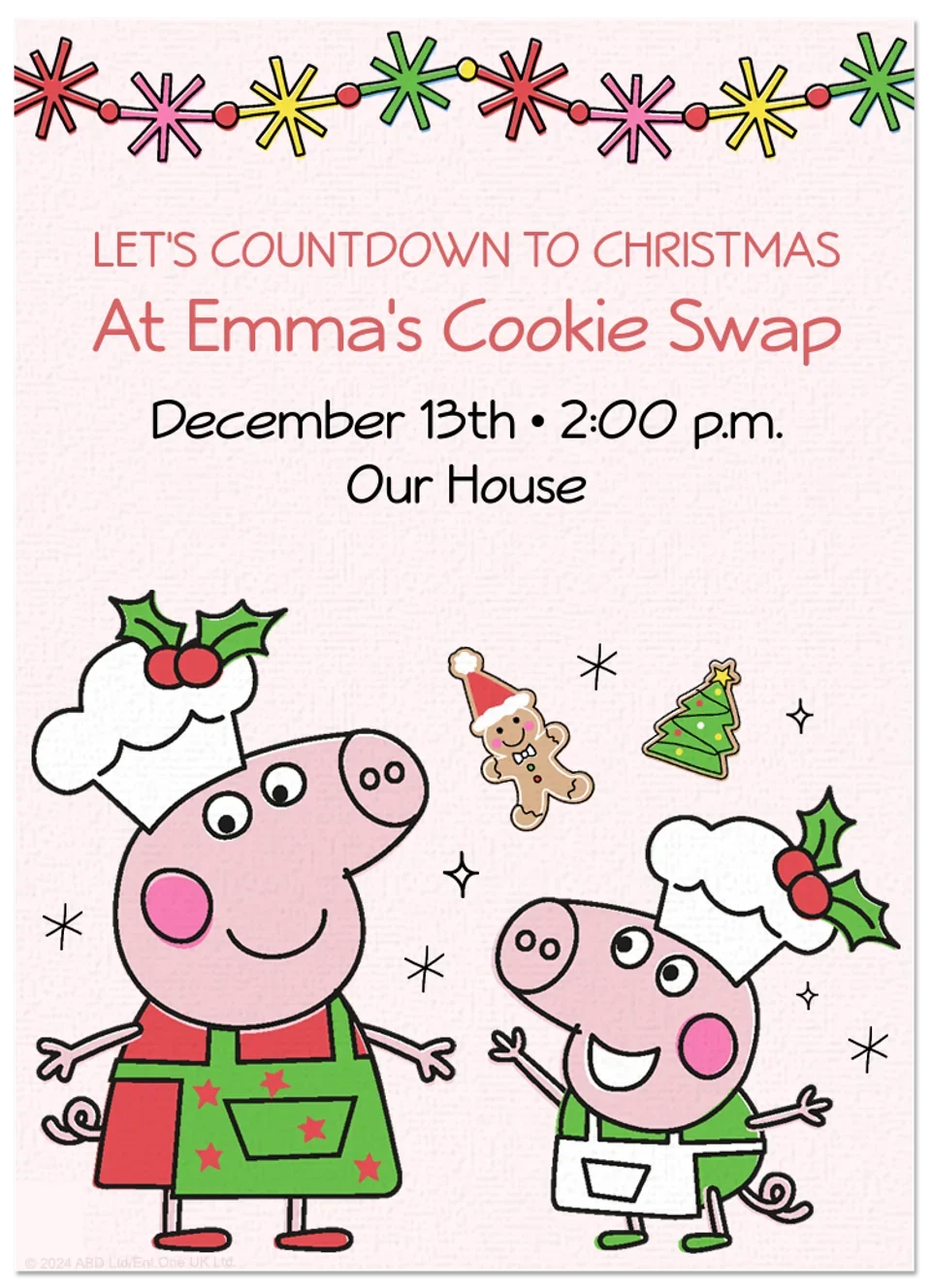 Peppa Pig | Holiday Baker card image
