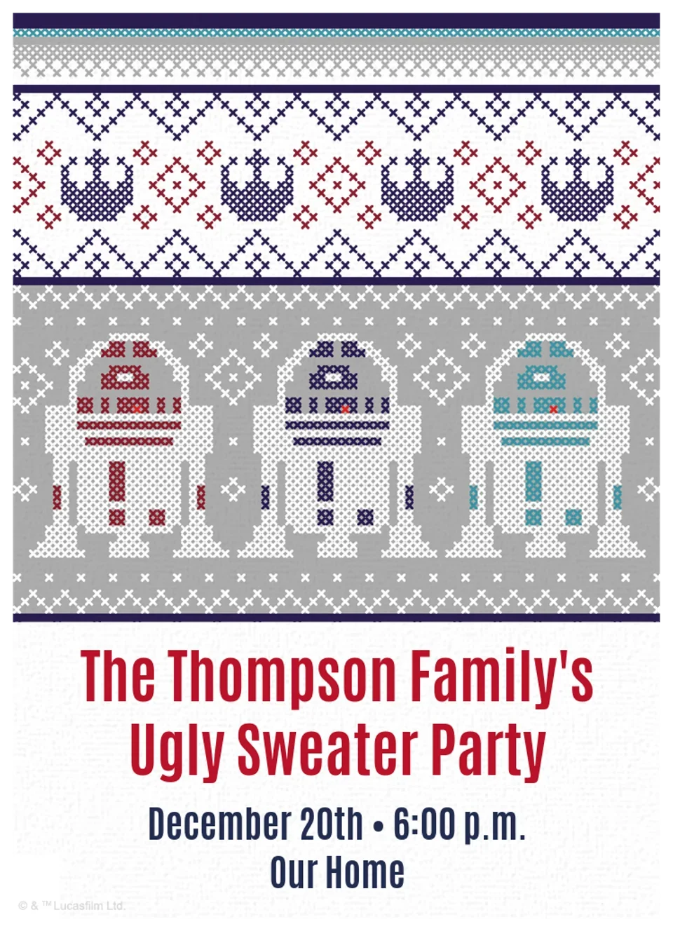 Star Wars | Holiday Sweater card image