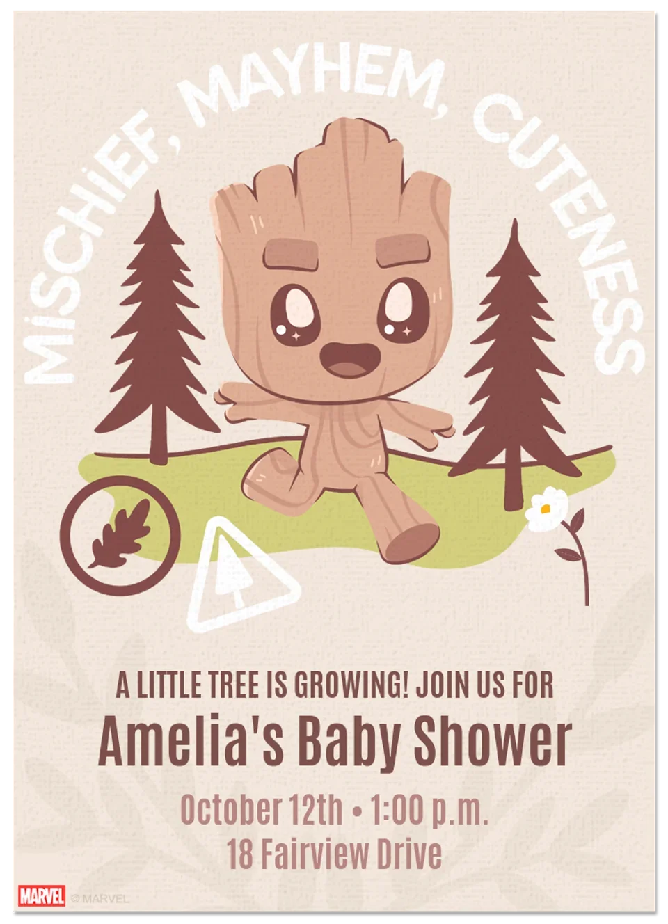 Groot | Baby Shower card image