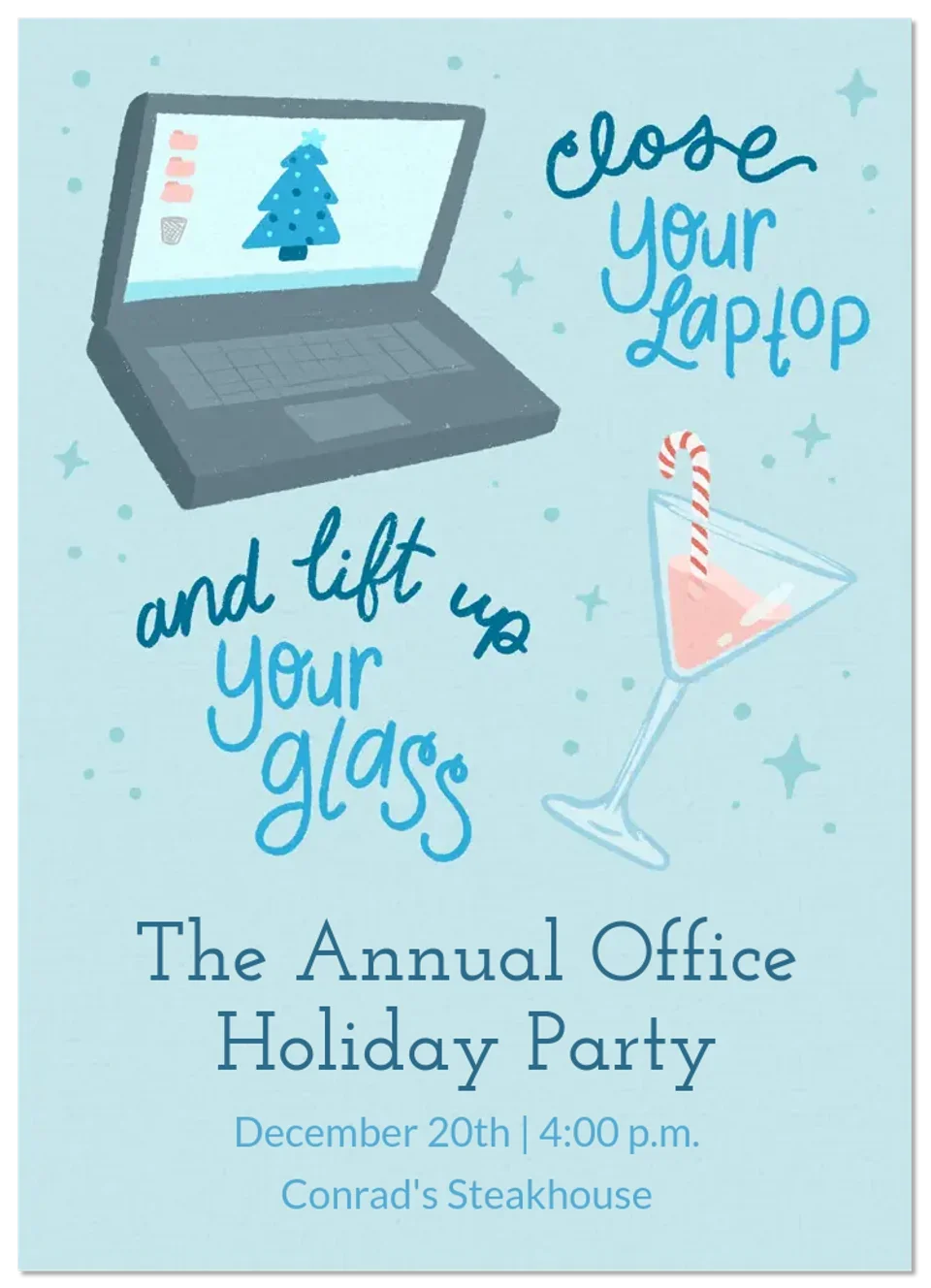 Office Party Cheers card image