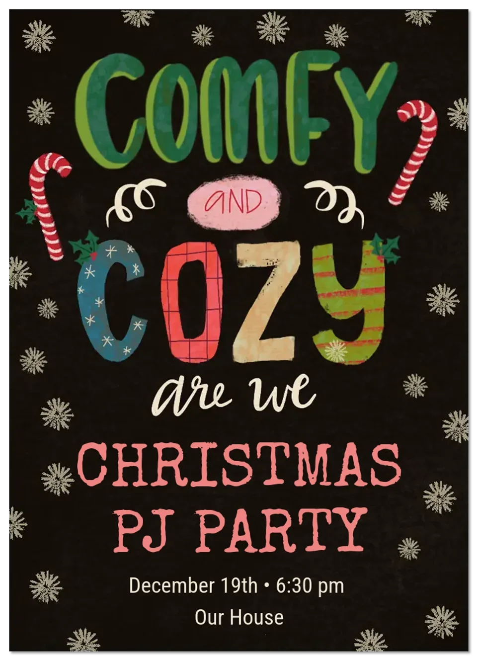 Comfy & Cozy card image