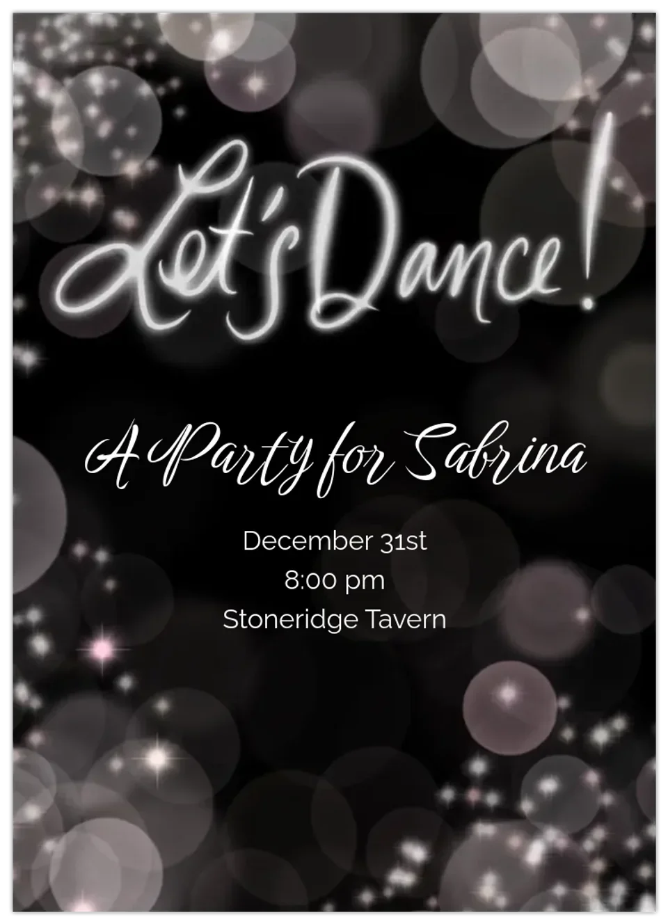 Disco New Year card image