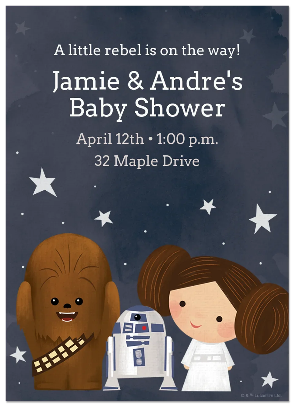 Star Wars | Little Rebel card image