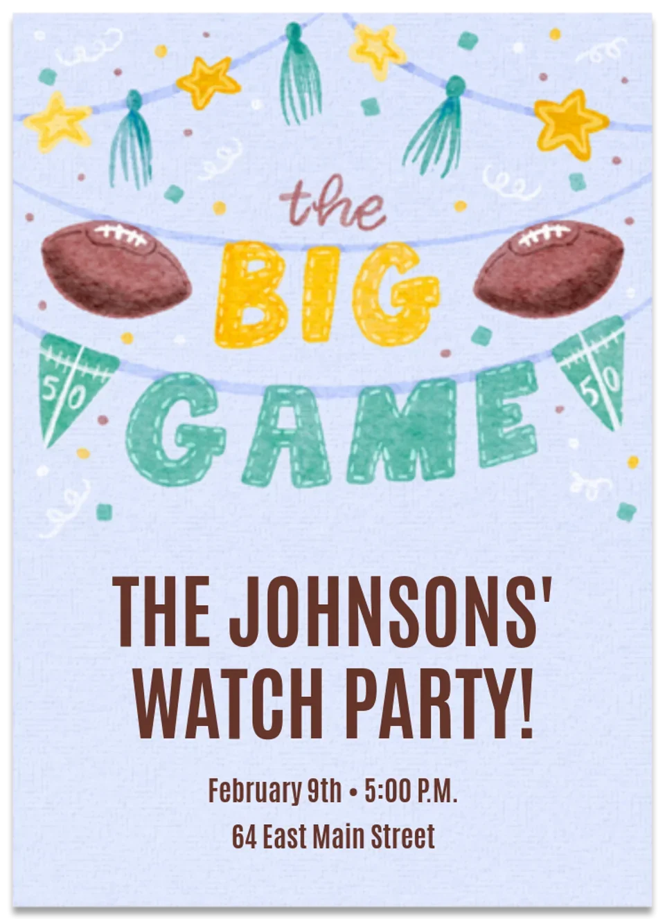 Game Day Banner card image