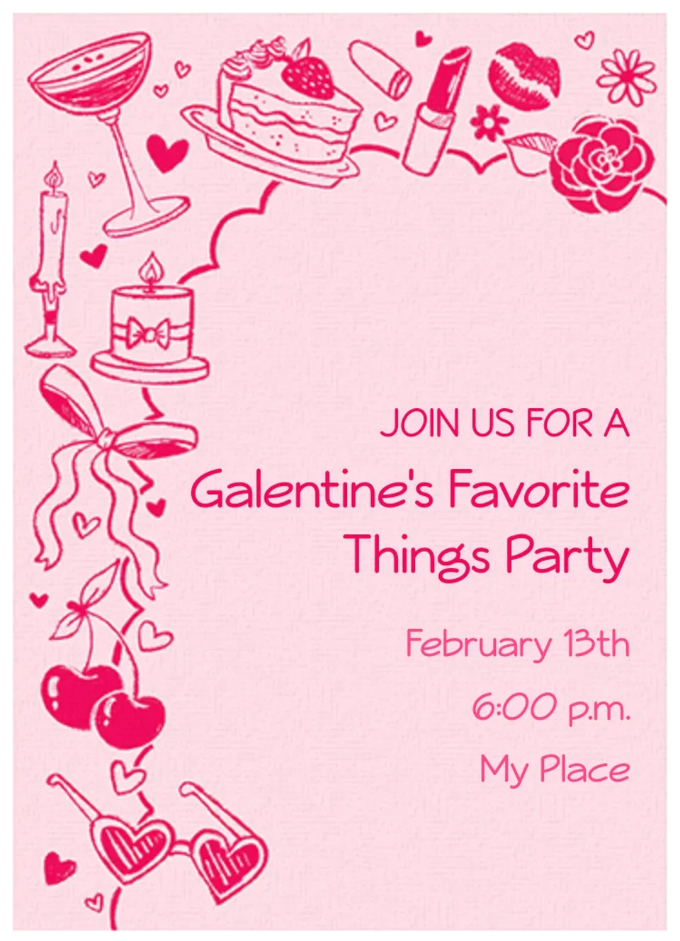 Galentine's Favorite Things card image