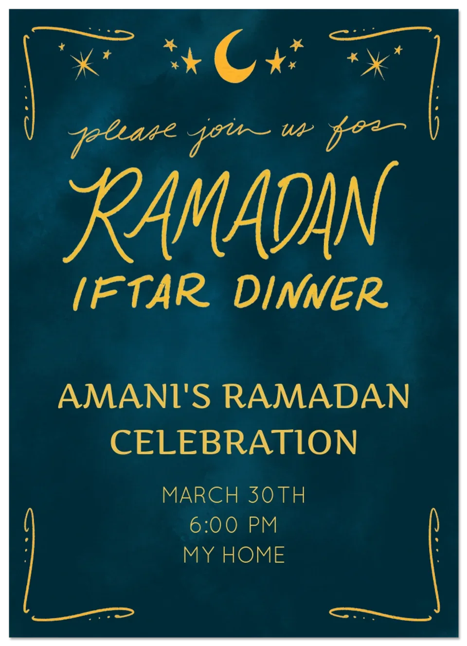 Moonlight Ramadan card image