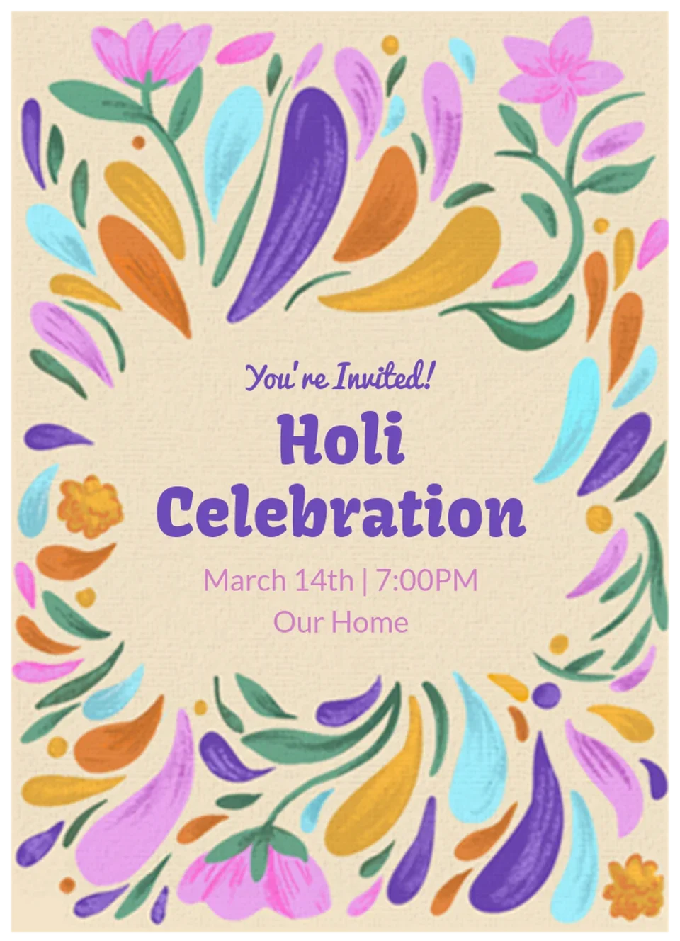 Warm Illustrative card image