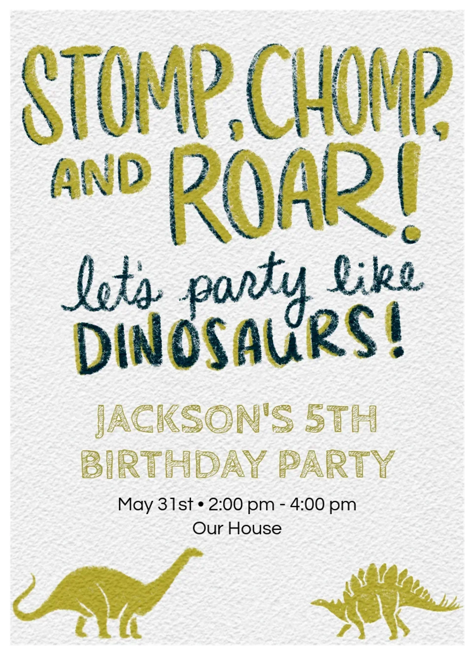 Stomp, Chomp & Roar card image