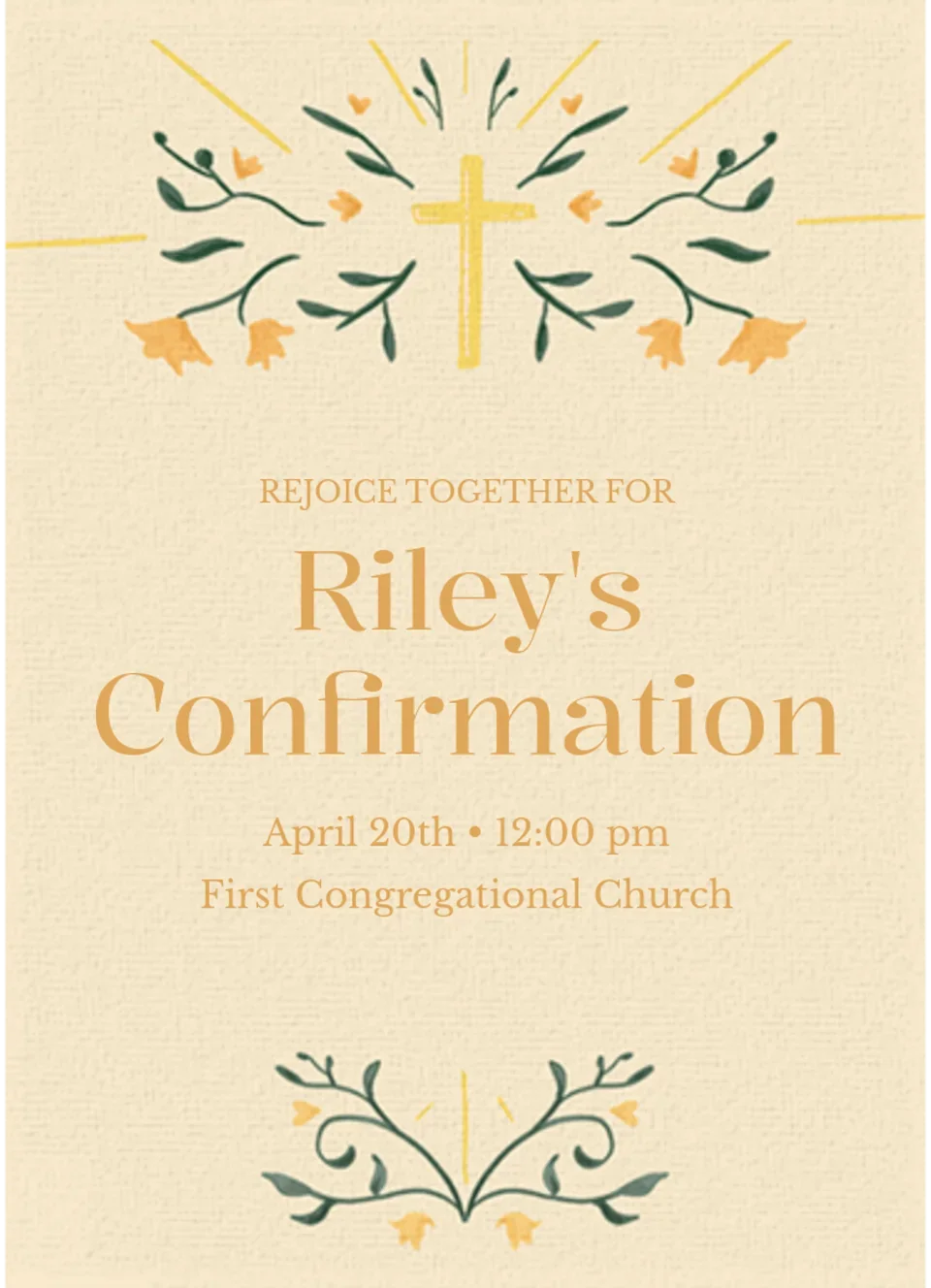 Crucifix Botanicals card image