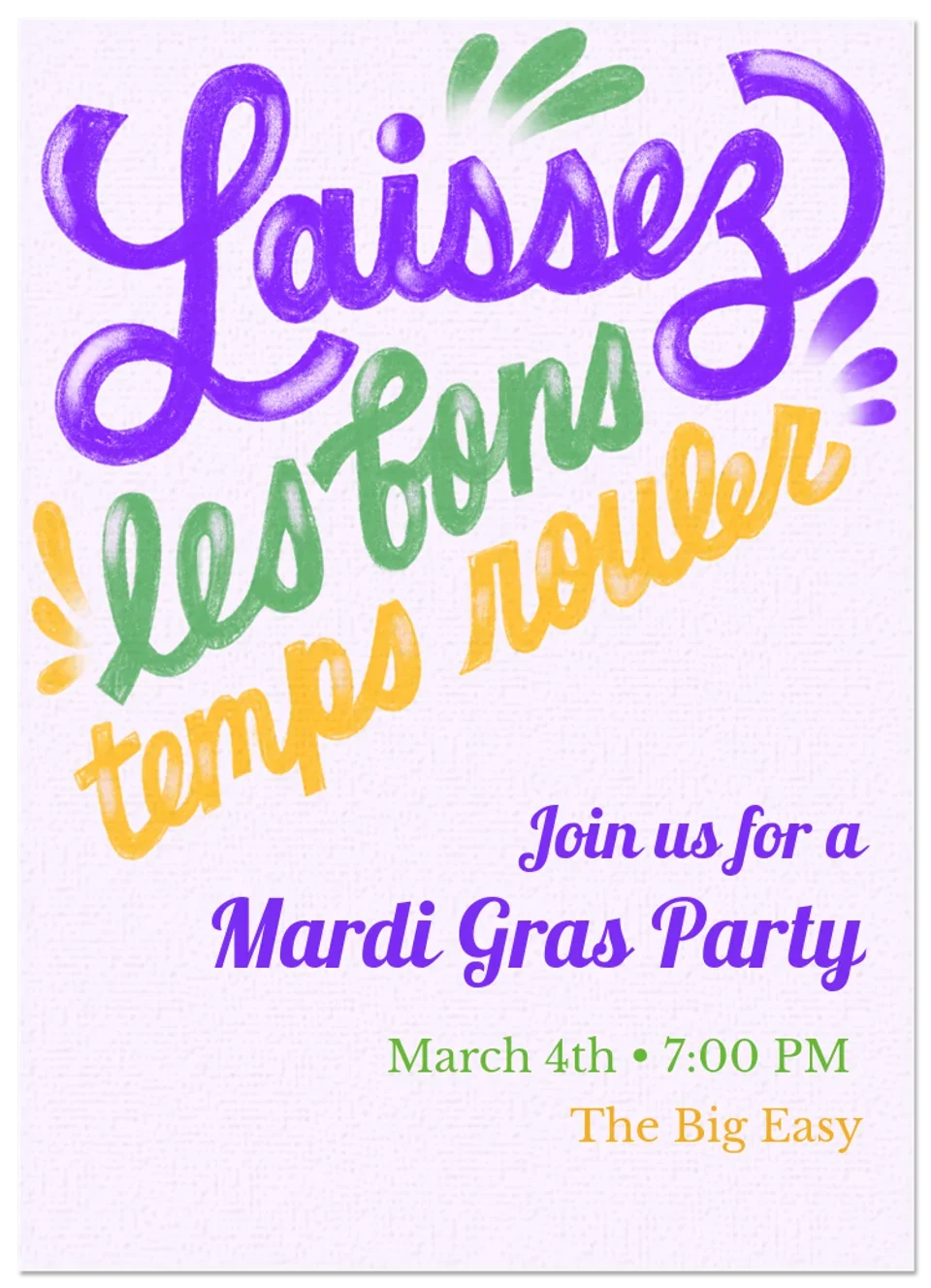 Good Times Roll card image