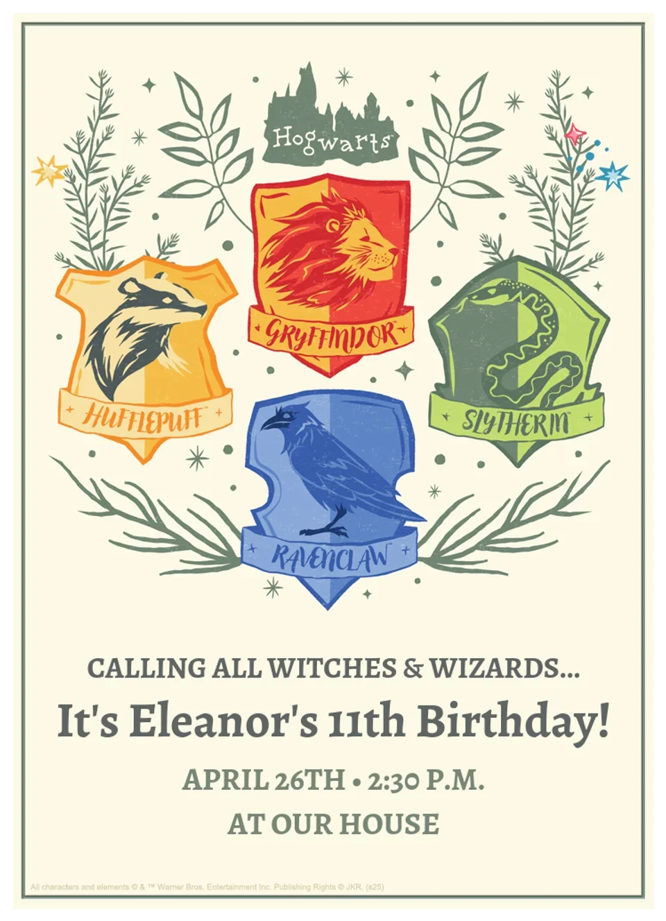 Harry Potter | Hogwarts Houses card image