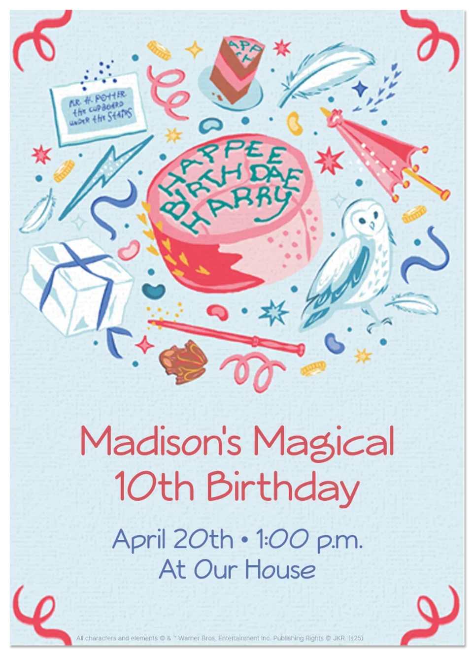 Harry Potter | Birthday Cake card image