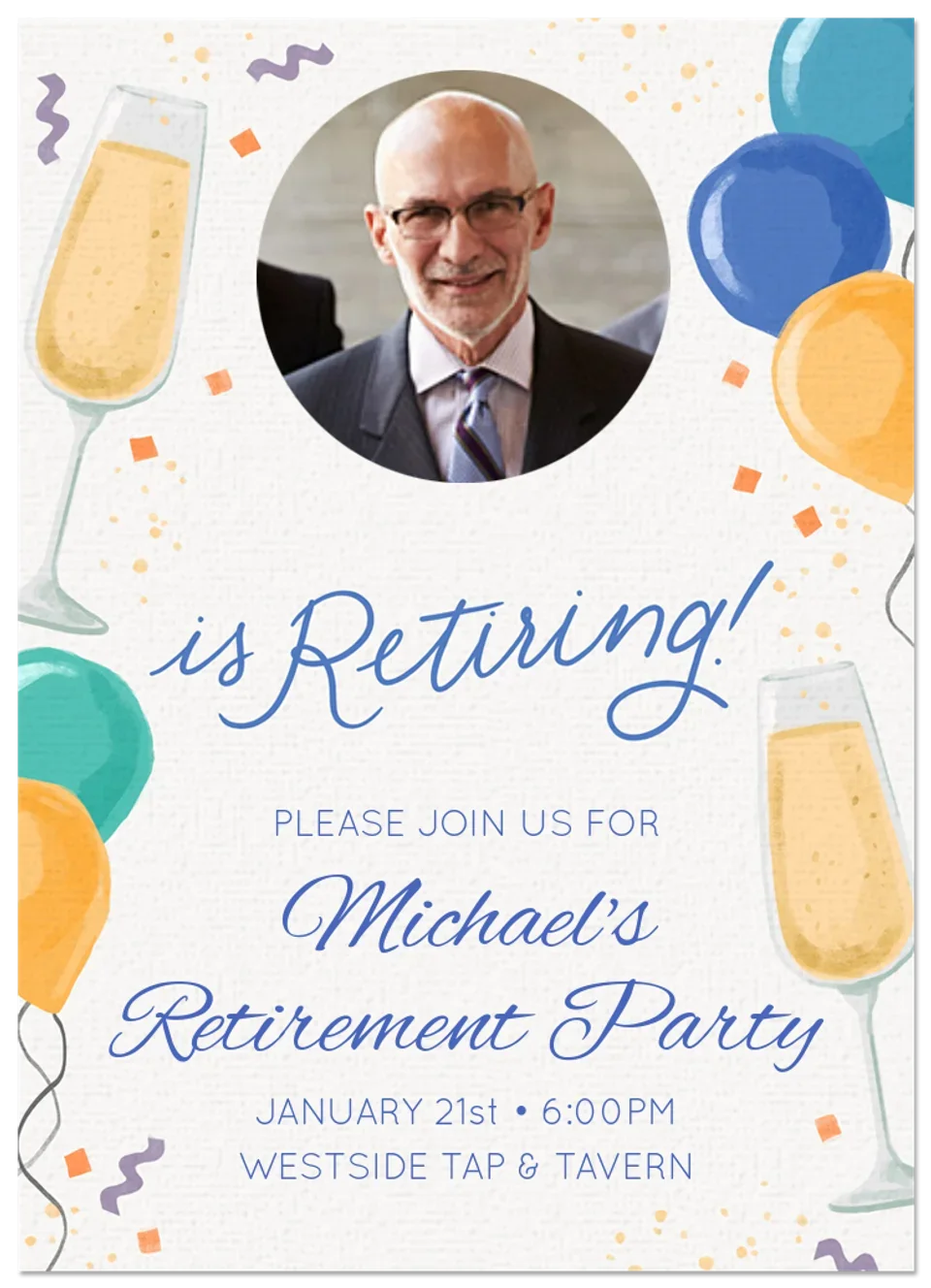 Photo Retirement card image