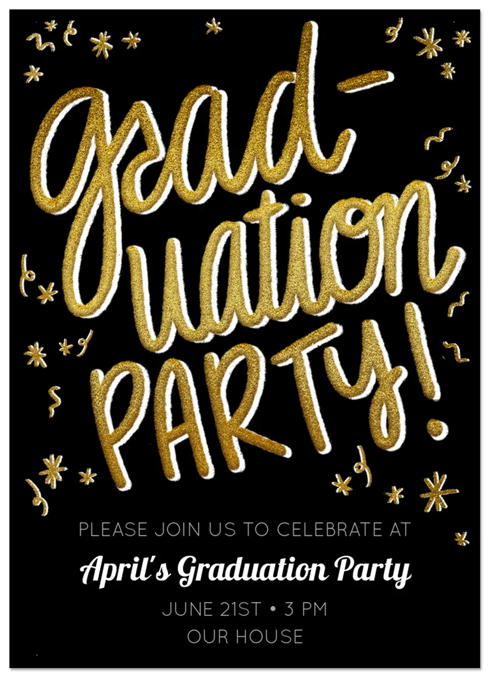 Grad Typography card image
