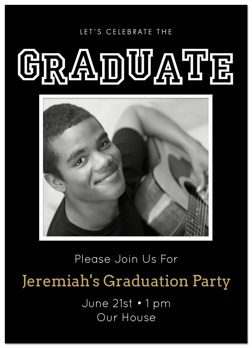 Letter Jacket Grad Dark card image