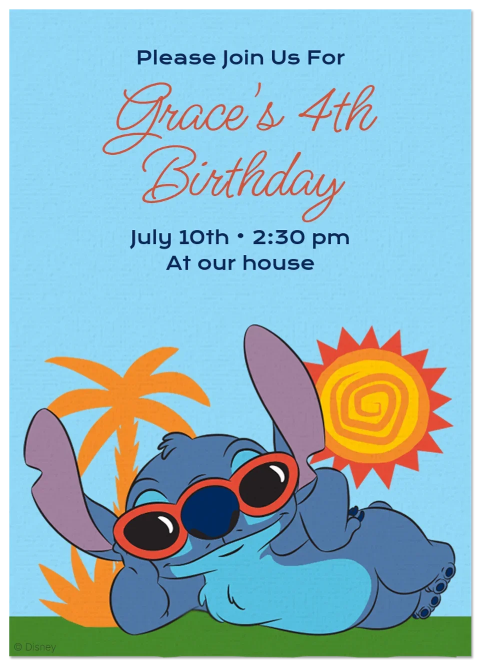 Aloha Stitch card image