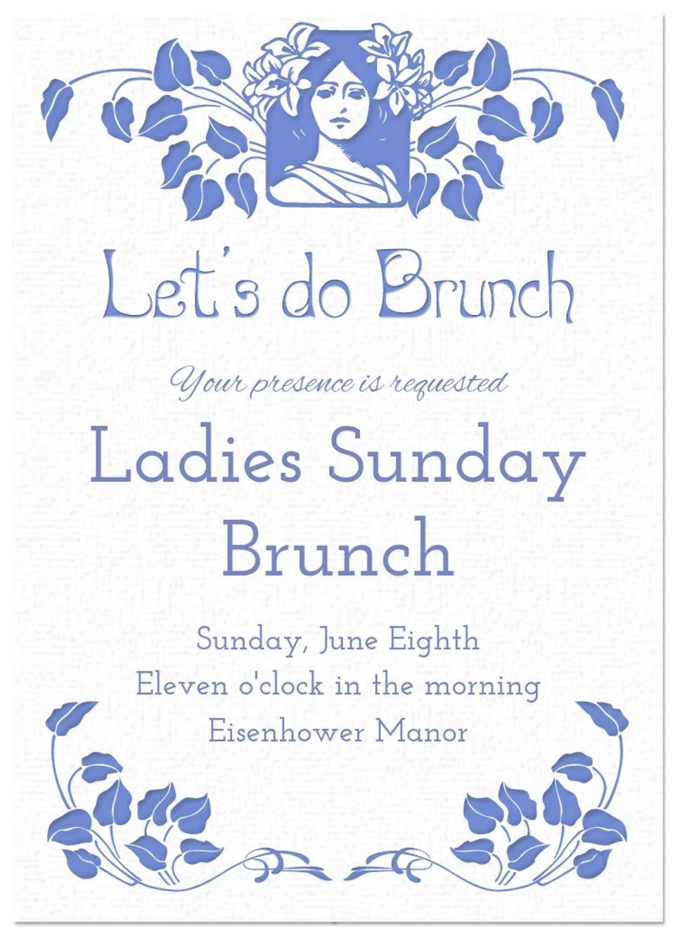 Vintage Brunch card image
