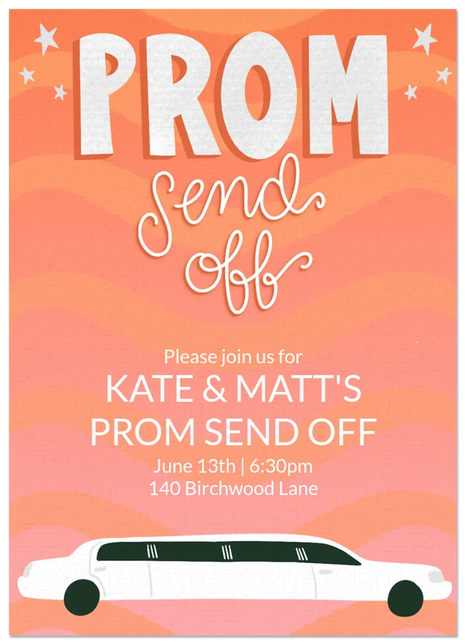 Prom Limo card image