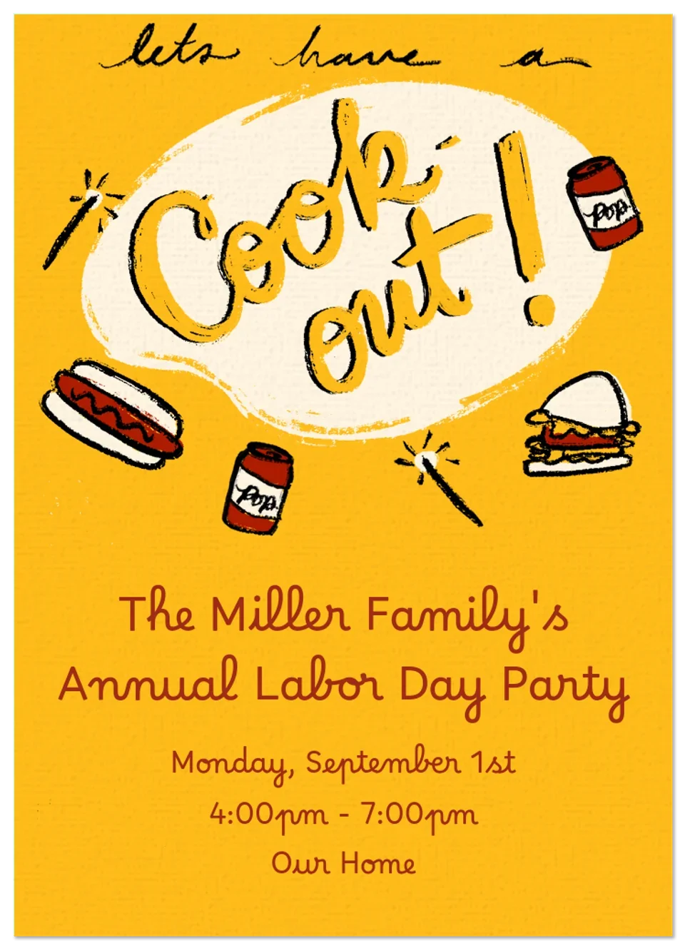Retro Cookout card image