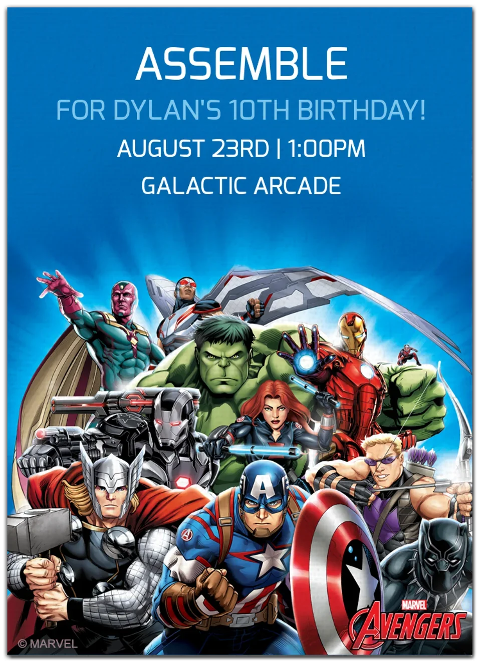 Avengers Team card image