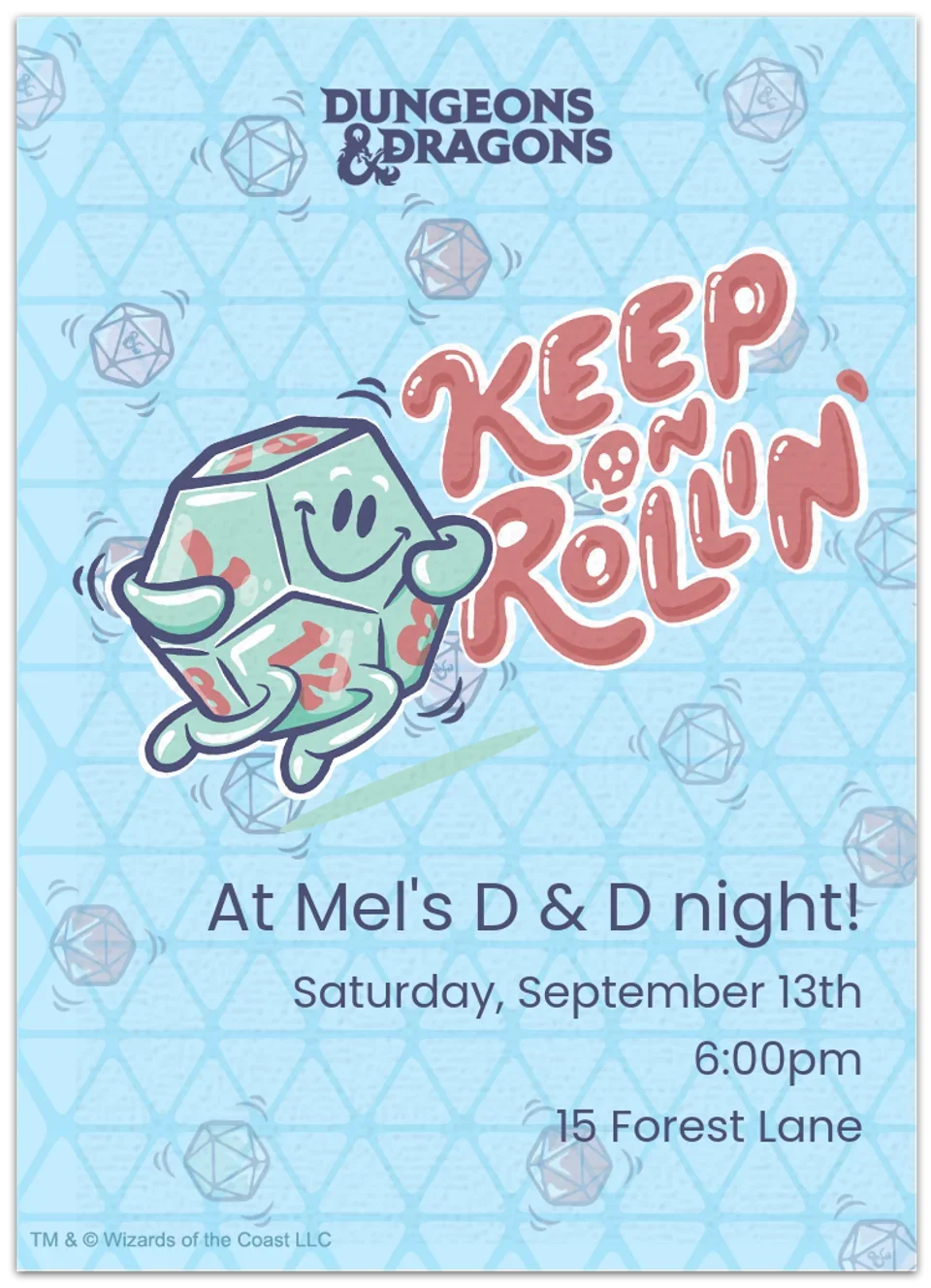 Dungeons & Dragons | Dice Roll card image